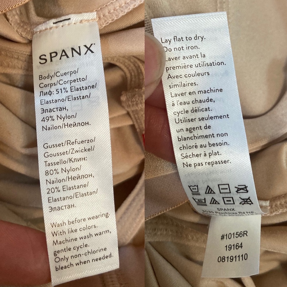 Spanx Suit Your Fancy Strapless Cupped Mid Thigh Bodysuit size S - Picture 15 of 16